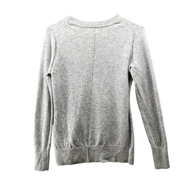 Banana Republic Italian Merino Wool Stretch Sweater Womens S Gray C'est La Vie - Picture 2 of 8